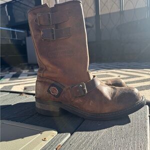 Harley-Davidson Brown Leather women's Boots
